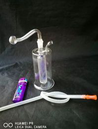 Tubo de vidrio de 12 cm de alto, tubo de quemador de aceite de vidrio transparente, tubo de aceite, tubo de agua, color, entrega aleatoria