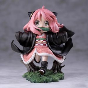 12cm Spy x Characon de famille Anya Forgged Action Character Cos Running Kamado Nezuko Girl Girl Anime PVC MODELLE COLLECTION TOUT-TOUTS 240506