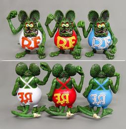 12 cm Tales of the Rat Fink Crazy Mouse Fink Model Speelgoed Thuis Ornamenten Anime Collectible Toy4520353