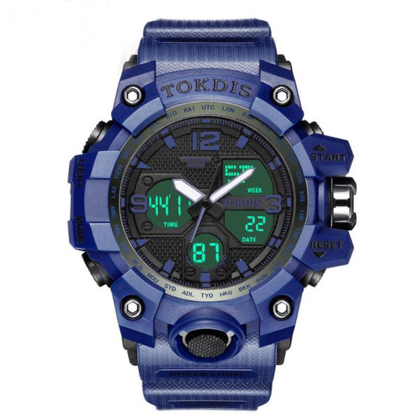 12 couleurs Usine en gros nouvelles montres de sport montres électroniques pour enfants pour hommes étanche multi-fonction explosion