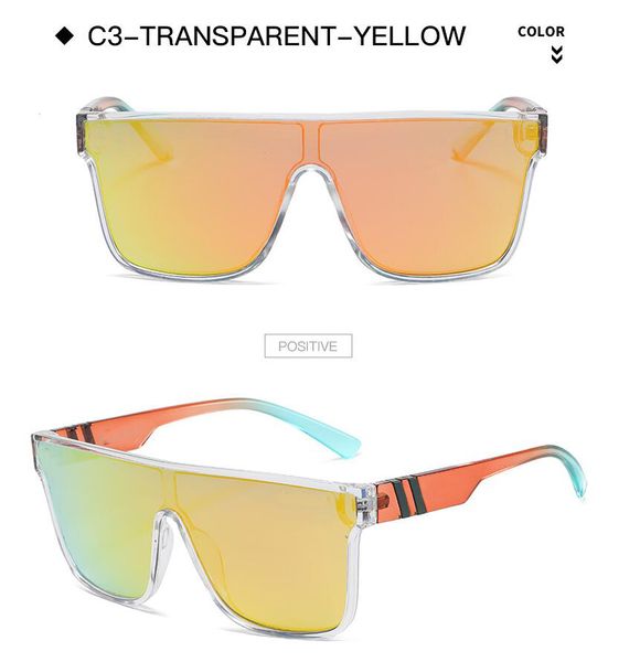 12 couleurs été hommes mode lunettes de soleil moto lunettes femmes Dazzle couleur cyclisme Sports plein air vent lunettes de soleil grand cadre lentilles jointes lunettes