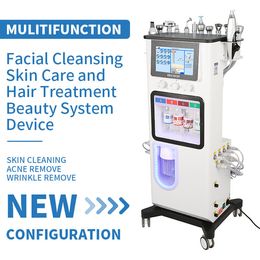 12in1 End Skin Rejuvenation Spa Equipment Dermabrasion Small Bubble Face Cleanse Aqua Cleaning Bio Ultrasone tillen