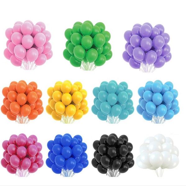 12 pouces gris or Latex ballons décoration de fête Mini bleu foncé fête Globos bébé douche mariage anniversaire décorations enfants approvisionnement