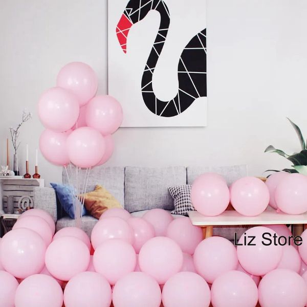 12 pouces Macaron couleur ronde en forme de ballon en latex Festival de mariage fête d'anniversaire décoration ballons accessoires de décoration de noël TH1318