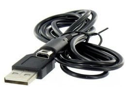 Câble de charge de chargeur noir 12M pour Nintendo 3DS DSI NDSI XL LL Cordon de charge Data Sync Wire4589510