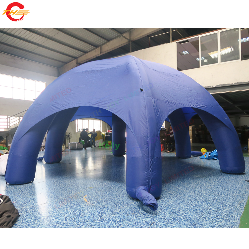 Gratis scheeps buitenactiviteiten Tradeshow Spider Tent opblaasbare luifel Tent Gazebo Tent voor buitenevenementen 12m Dia (40ft) met ventilator