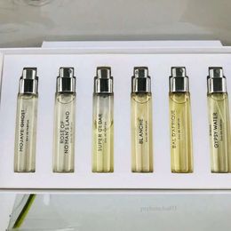 12 ml * 6pcs Parfum Ensemble Super Cedar Blanche Mojave Ghost Bal Dafrique Rose Gypsy Fragrance Edp Travel Cologne Spray Gift Box Ship 1796