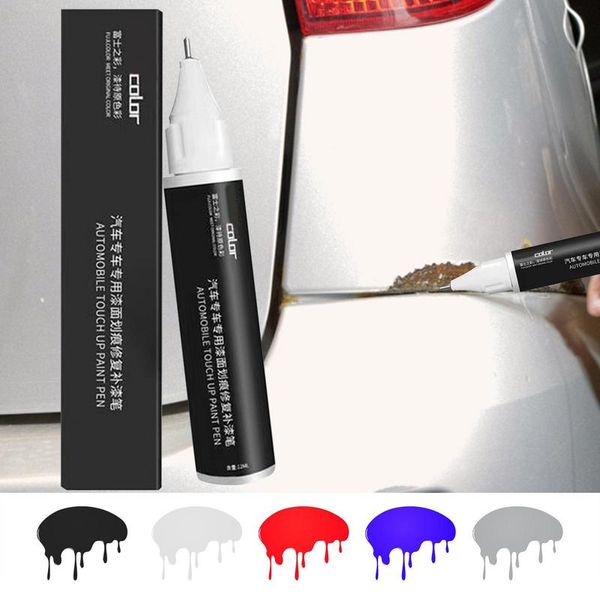 12 ml para Tesla Modelo 3 x y S CAR Scratch Repair Pen Auto Pintura Pen a la pluma transparente Aplicador Atención de automóvil para un pequeño rasguño en el automóvil