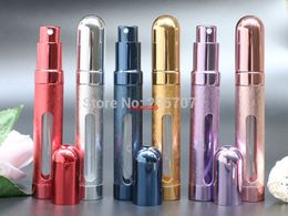 12ML Mini Perfume Fles Verstuiver Spray Lege Reizen Navulbare Flessen Luxe Parfum Airless Pump Cosmetische Containers 120PCSPLS Order