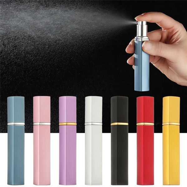 Botellas de perfume de 12 ml recargables mini tamaño de viaje Atomizador vacío Bottalas de pulverizador de perfume portátil Botella de pulverización para mujeres para mujeres