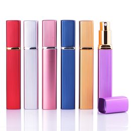 Flacon pulvérisateur de parfum 12 ml, bouteilles de parfum portables en aluminium anodisé en métal, bouteille vide-12