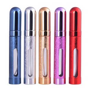 Flacon pulvérisateur de parfum 12ml, bouteilles de parfum portables en aluminium anodisé en métal, sous-emballage vide