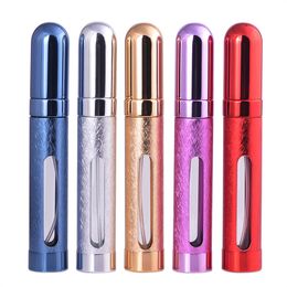 Flacon pulvérisateur de parfum 12 ml, tête ronde, fenêtre ouverte, tube en aluminium, électro-aluminium de haute qualité, liquide de maquillage nord portable-12121212