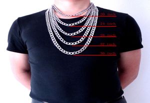 12 mm 18 36 inch Lengte aanpassen Heren Hoge kwaliteit roestvrijstalen ketting Curb Cubaanse schakelketting Mode Jewerly8752739