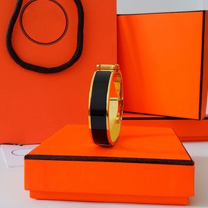 12 mm brede designer armband 18k gouden armband heren armband voor dames manchet armband modearmband met cadeauzakje