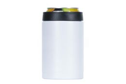 12oz roestvrijstalen sublimatie drank kan isolator dubbele wand vacuüm bierhouder voor standaard 330 ml cola koeler kan het 7204310 behouden