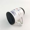 12 oz sublimation Ceramics tasses gobelers Blanks tasse de café avec une imprimerie de bricolage avec des sous-trappes en silicone et un couvercle WLY935