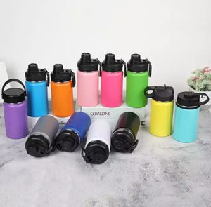 12 oz bouteilles d'eau alpinisme extérieur portable vide sports de sport 304 thermos pour enfants en acier inoxydable P1205