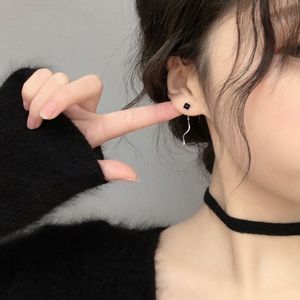 12 pares de pendientes colgantes en espiral simples a la moda para mujer, pendientes largos con ondas curvas, joyería para fiesta y boda