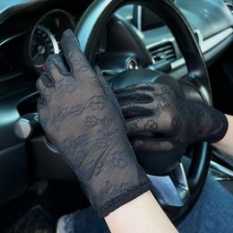 12Pair Nieuwe zomer zonnebrandcrème kant volle vingers handschoenen voor dames rijden