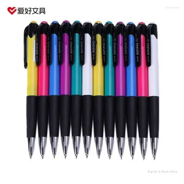 12pcs 0,7 mm Ballpoint Pen Roller Ball Blue Office School fournit la papeterie