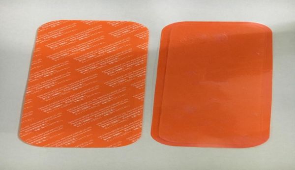 12 Uds 6 juegos de almohadillas de Gel de conductividad naranja para entrenamiento muscular EMS ABS seis almohadillas corporales Abs Fit8394265