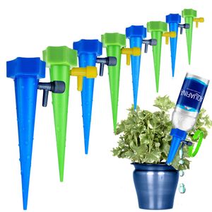 12 Stks Verstelbare Druppelapparatuur Irrigatie Plant Water Dispenser Automatische Watering Drukers Apparaat Systeem Indoor Huishouden 3.484