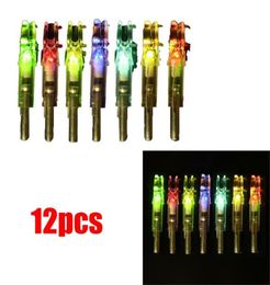 12 Uds. Cola de flecha con luz LED automática para flechas de ballesta 62mm5119627