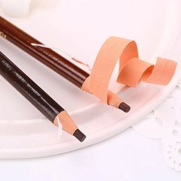 12 Uds disponibles lápiz de cejas sombras cosméticos para maquillaje tinte impermeable Microblading pluma ceja belleza Natural 240315