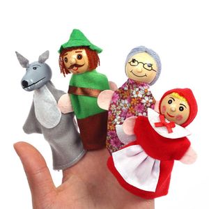 Ensemble de marionnettes à doigts pour bébé, 12 pièces, trois cochons, château de sirène, princesse, dessin animé, théâtre, jeu de rôle, jouets éducatifs pour enfants, cadeaux