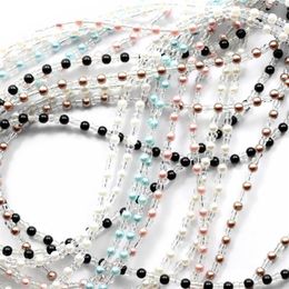 12 pièces perles lunettes sangle chaîne lanière support antidérapant lunettes de soleil lecture 240124