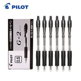 12 stks / doos Pilot Gel Pen BL-G2 Vervangbare Refill 0.5mm Tip Comfort Grip Roller Ball Pennen Pennen voor School Briefpapier 201202