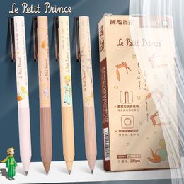 12pcs / box SGPJ0803 Little Prince Adventure Series Press Gel Pen for Student Exam School fournit des accessoires de bureau à séchage rapide 240520
