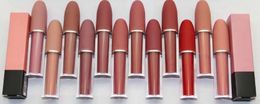 12 stks make-up matte vloeibare lipstick lipgloss waterdicht 12 kleuren voor kiezen 3G gratis verzending