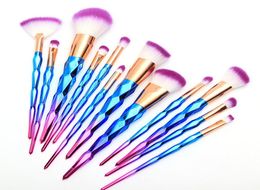 12pcs Brush Set Cream Power Professional Makeup Brushes Multipurpose Beauty Cosmetic Puff Batch Batchs with Opp Bag DHL 7932610