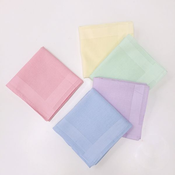 12 PCS Coton Coloré Mouchoirs top créateur de mode 15 15 cm serviettes en satin en plein air foulard support imprimé logo selling192A