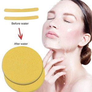 12 pièces éponge de nettoyage du visage bouffée serviette de visage compressée maquillage de voyage bâton de lavage du visage beauté outils cosmétiques accessoires 4 couleurs