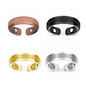 12 Uds. Anillo magnético de moda para el cuidado de la salud para hombres y mujeres, regalo de joyería