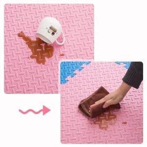 12pcs mousse bébé play tap puzzle mat kids interlocker exercice tuiles tapis carreaux de sol