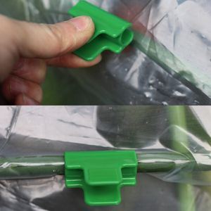 12pcs Greenhouse Clamps Film Row Cover Netting Tunnel Clips Shed Film Shading Net Tod Ty Clip Gardening Tool pour 11 mm / 0,43 pouces