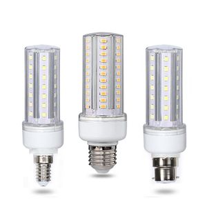 12 stks Hot E27 / E14 / B22 Corn Lamp Bulb SMD5730 LED-licht voor Woondecoratie Energiebesparing Gloeilamp Thuis Kroonluchter Verlichting AC85 ~ 265V.