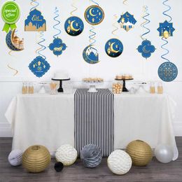 12 pièces Iftar charme 2023 Ramadan décoration de la maison pendentif Iftar islamique musulman vacances fête fournitures