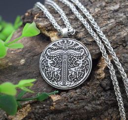 12pcs irminsul viking yggdrasil cerf aigle arbre de vie de vie avec des chaînes de boîte exquises9745612