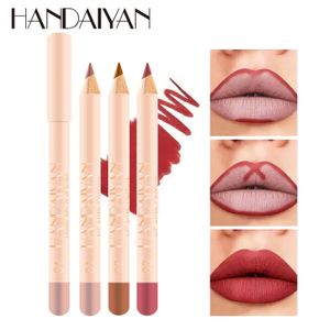 12 Stuks Lippenstift Lipliner Pen Set Matte Naakt Lip Liner Potlood Waterdichte Langdurige Lippenstift Pen Contour Make-Up Voor Vrouwen 240305