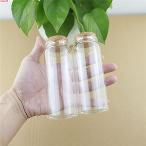 12 stks / partij 47 * 120mm 150ml Cork Stopper Glasflessen Pittige opslag Jar Bottle Food Containers Spice Candy Jars Vialshigh Qualtity