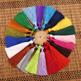 12 -stcs lot 80 mm kwast zijden rand naaimonten bloem tassel decoratieve hangerse kwastjes voor gordijnen huizendecoratie accessoires h jllvvvvvvvv