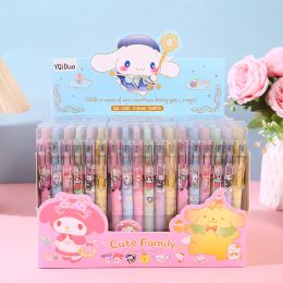 12 -stcs/lot cartoon schattige grote oorhond kaneelbekering gelpen kawaii 0,5 m zwarte gel inkt pen school stationery kantoor leveranciers geschenken