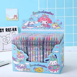 12 pièces/lot dessin animé licorne Kuromi Kawaii Gel stylo ensemble mignon stylos encre noire 0.5mm fournitures scolaires papeterie stylo à bille outil d'écriture étudiant 2972