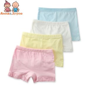 12pcs / lot filles boxer bébé coton dentelle sous-vêtements shorts enfants culottes adaptées pour 2-10 ans 211122