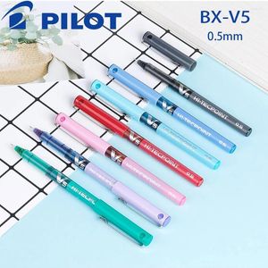 12pcs / lot japon pilote bx-v5 stylos en gel 0,5 mm / 0,7 mm de haut Quanlity Multicolor Ink School Office Stationery Supplies